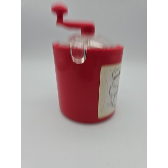 Donvier Manual Hand Crank Ice Cream Maker Half-Pint Santa Bear Red 1987 - Picture 5 of 8